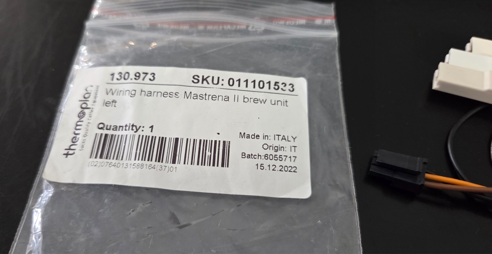 Thermoplan Mastrena II Wiring Harness Brew Unit Left – 130.973 | 41500.1359