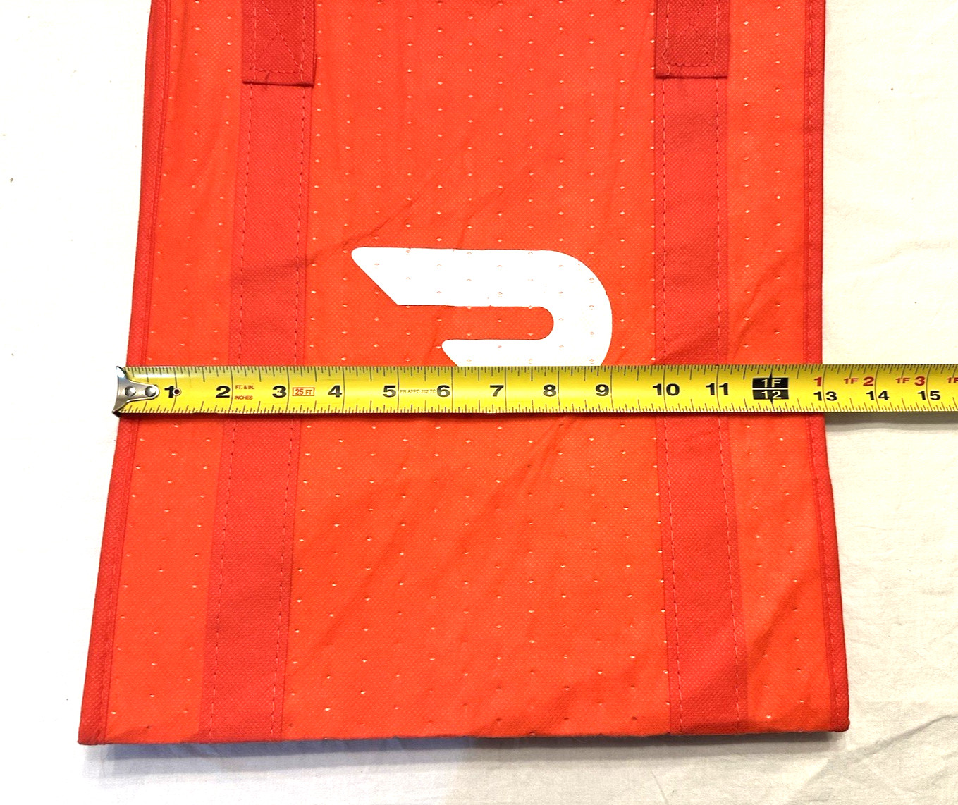 Lot of 10 ~ DOORDASH ~ 13x15x9 ~ Zippered Insulated Delivery Bag / Tote ~