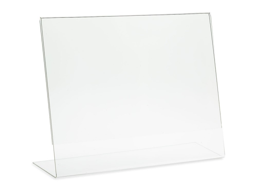 Dazzling Displays 10 Acrylic 7″ x 5″ Slanted Picture Frame Holders