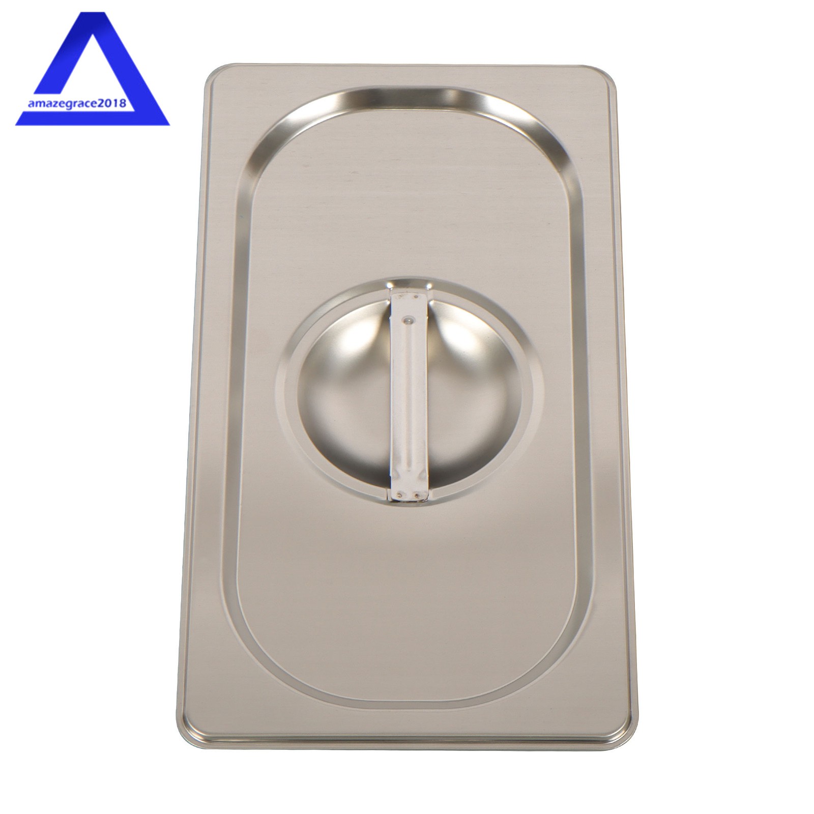 Steam Table Hotel Pans 1/3 Size 6″ Deep 8Pcs Stainless Steel Metal Tray with Lid