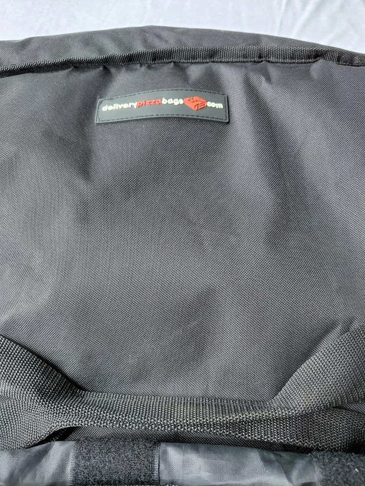 Pizza Insulated Delivery Bag Hot Thermal Delivery Car Carrier Large Black 19×22″