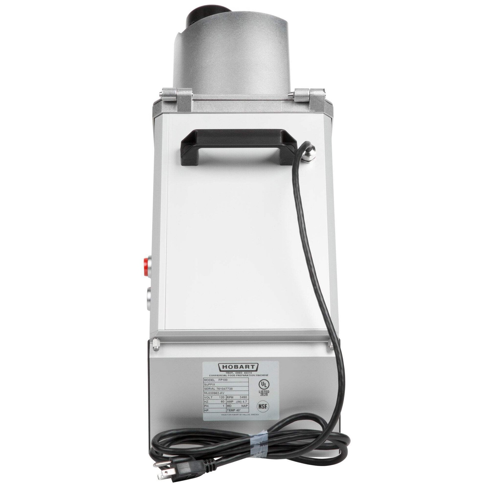 Hobart Continuous Feed Food Processor – 1/3 hp
