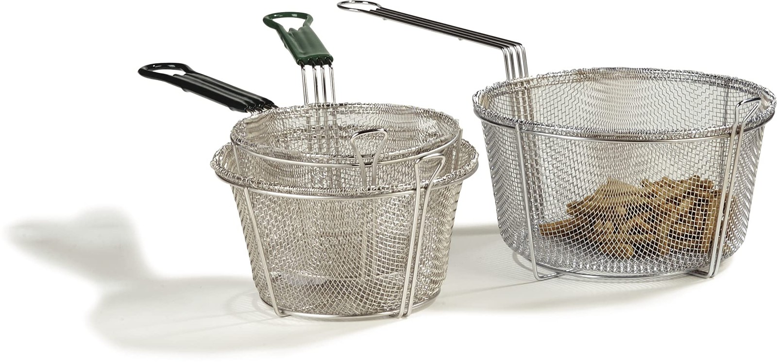 Carlisle Foodservice Products Chrome Plated Steel Mesh Fryer Basket 11.25