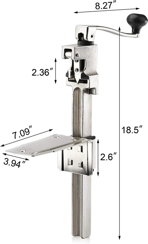New Star Foodservice 7006841 Manual Table Can Opener for cans up to 11 inches
