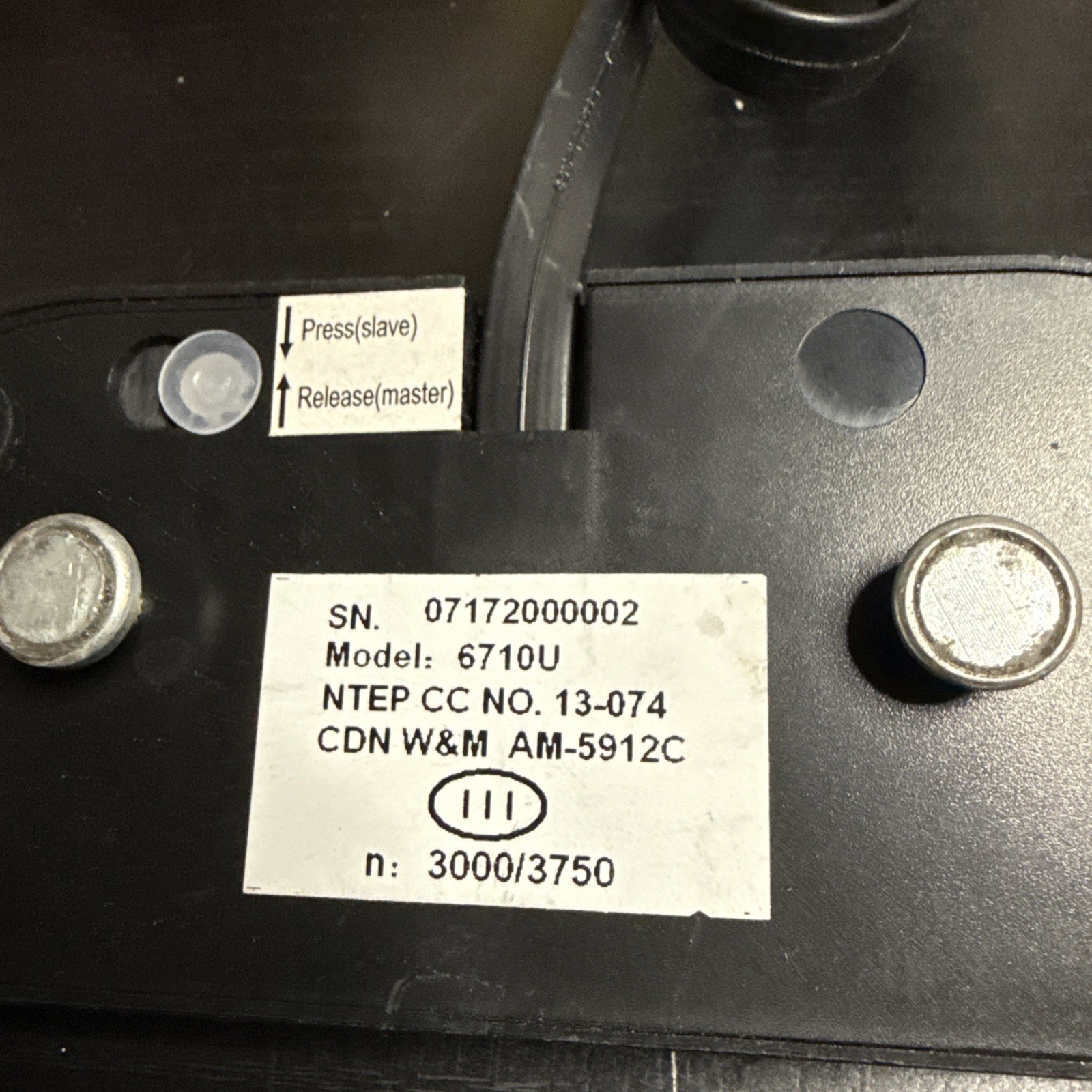 Brecknell 6710U External Display 15 lb Capacity See Photos