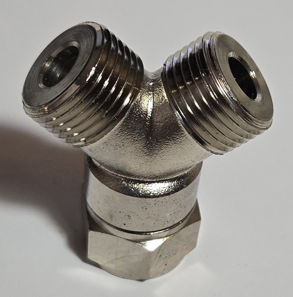 Draft Beer Y Split Keg Coupler Fitting Draft Beer Line Adapter
