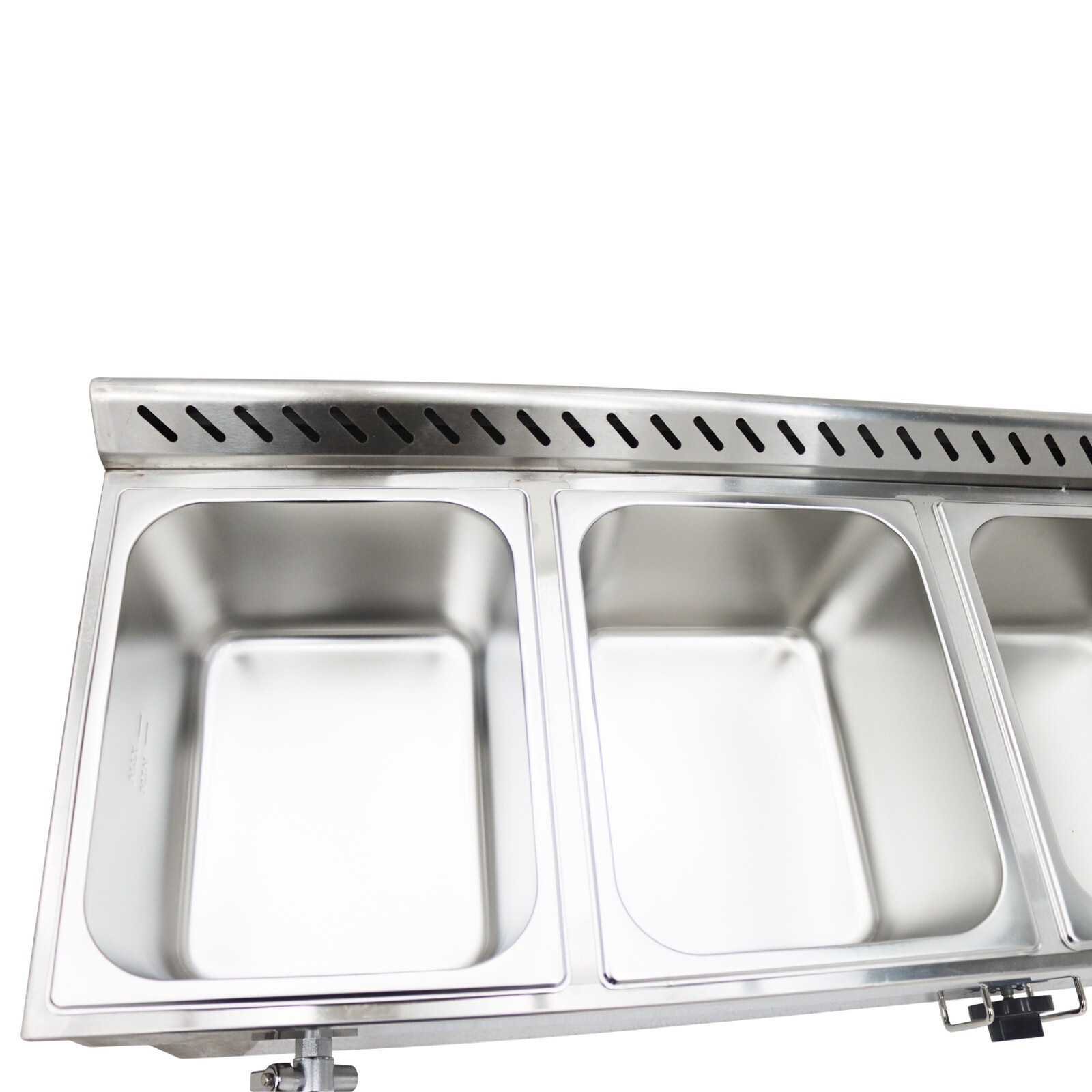 5-Deep Pan Propane Gas Steam Table Food Warmer/LPG Warm Soup Tank Size5*1/2