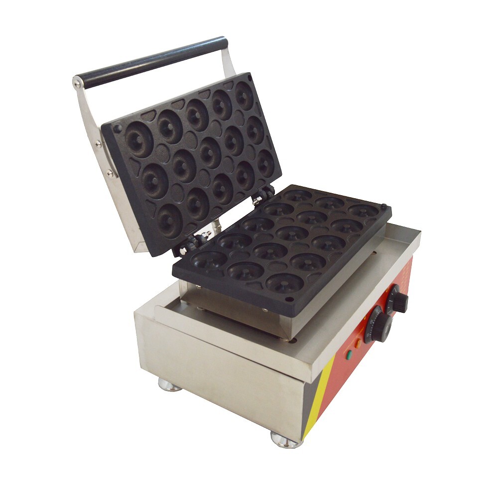 Commercial 110V 1750W Electric 15-Hole Doughnut Baking Machine Donut Maker