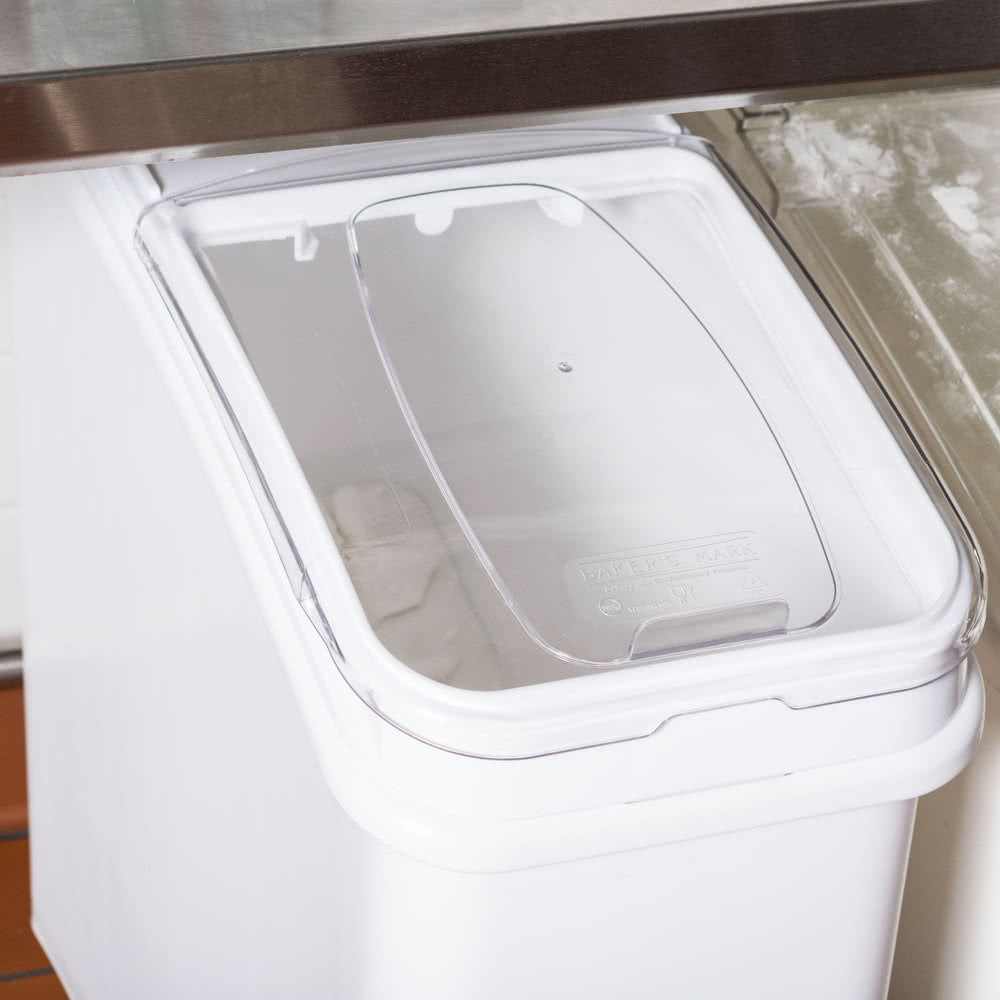 3 PACK Dry Ingredient 21 Gallon Storage Bin Caster Commercial Restaurant Kitchen