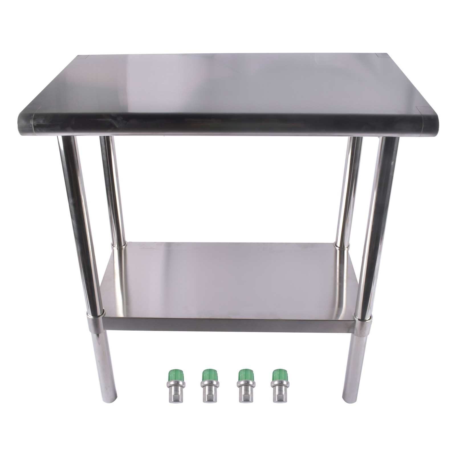 Stainless Steel Commercial Kitchen Prep Work Table with Undershelf for Garage