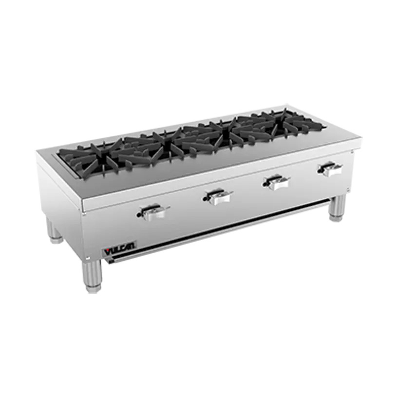 Vulcan VCRR36 36″ Countertop Gas Specialty Hotplate w/ 4 Burners