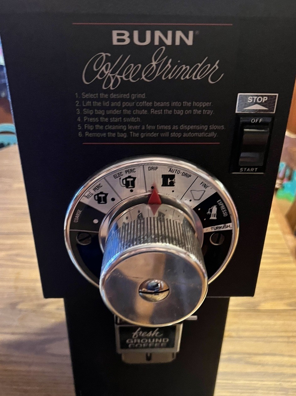 Bunn G1 HD Black 1 lb Coffee Grinder 22104 READY TO USE! 751