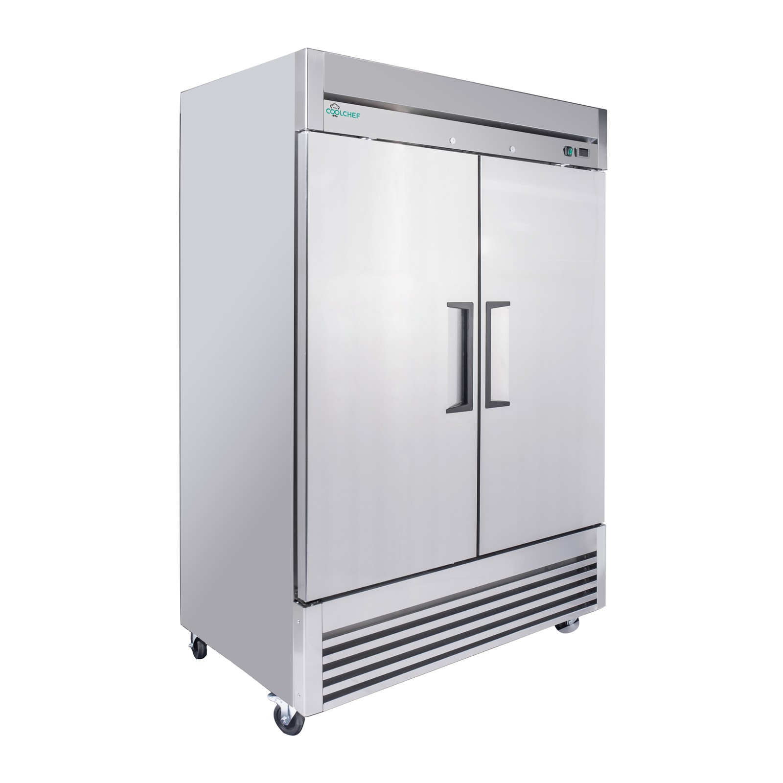 Commercial 54» Reach-In Refrigerator Stainless Steel Solid 2 Doors 49 Cu.ft.