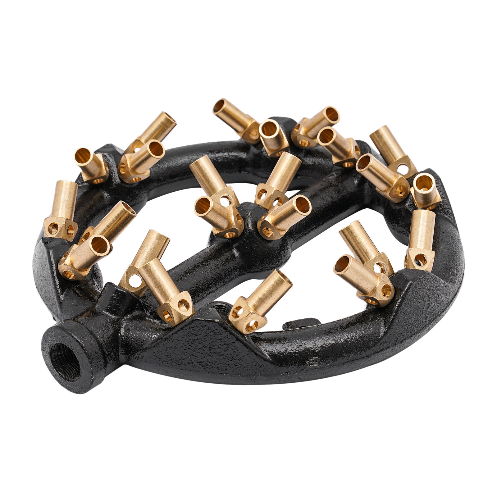 23-Tips Natural Gas Jet Burner For Chinese Wok Range Cast Iron Body Round USA