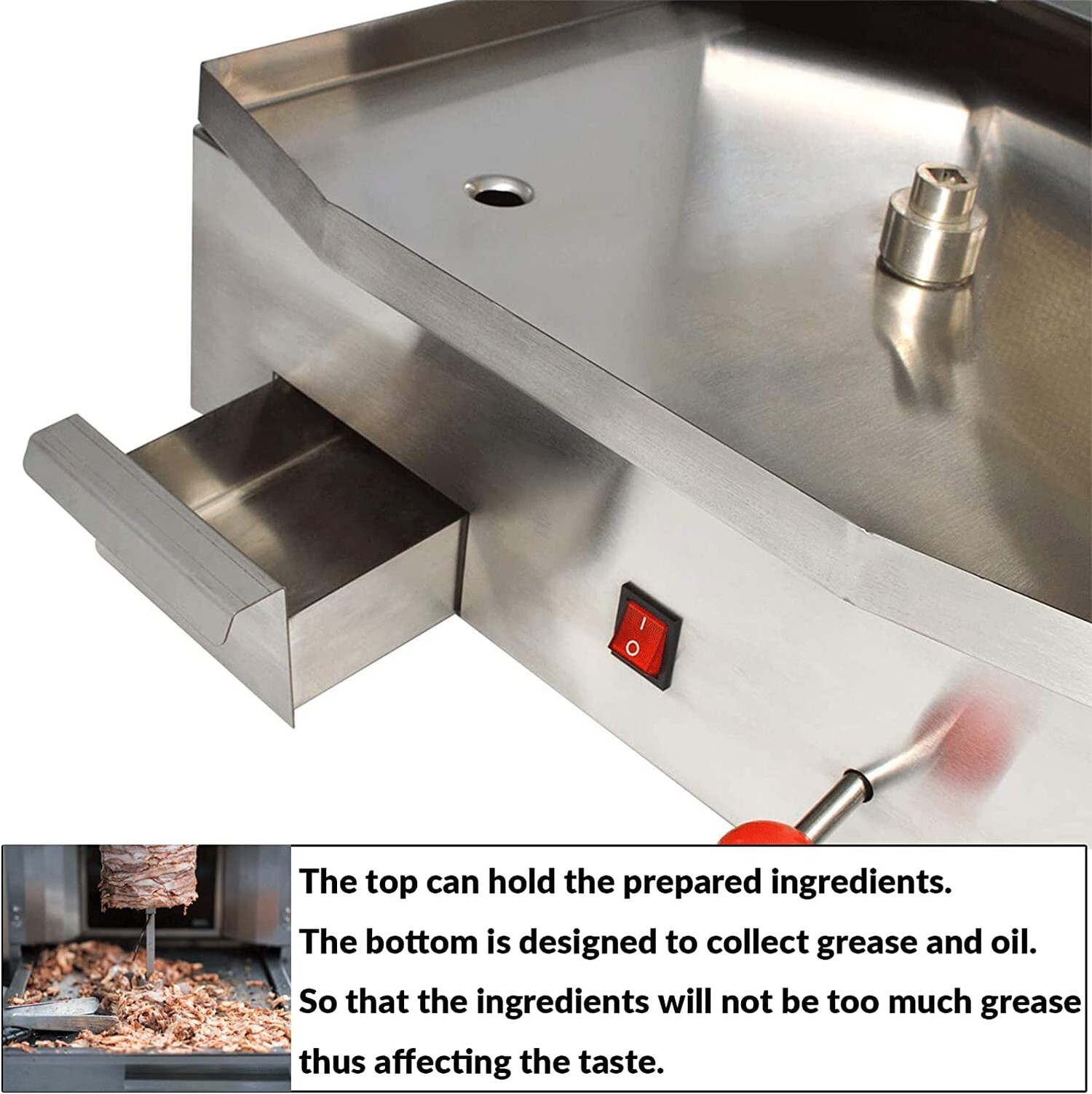 3 Burners Shawarma Machine Commercial Chicken Shawarma Machine Gyro Grill Rot…