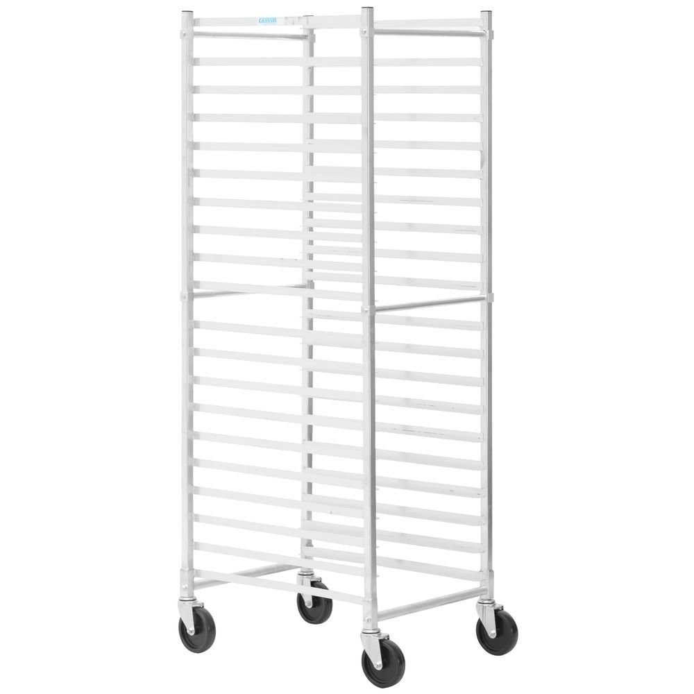 HUBERT® Bun Pan Sheet Pan Rack for 20 Pans End Load Aluminum – 26″L x 20″W x
