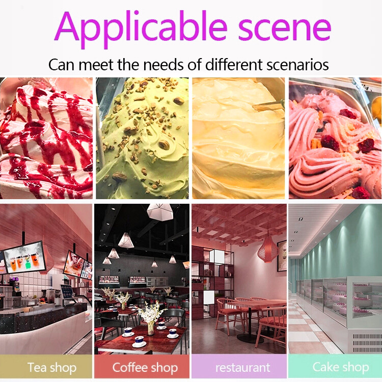 Kolice Commercial Italian ice Machine, Gelato Hard ice Cream Machine