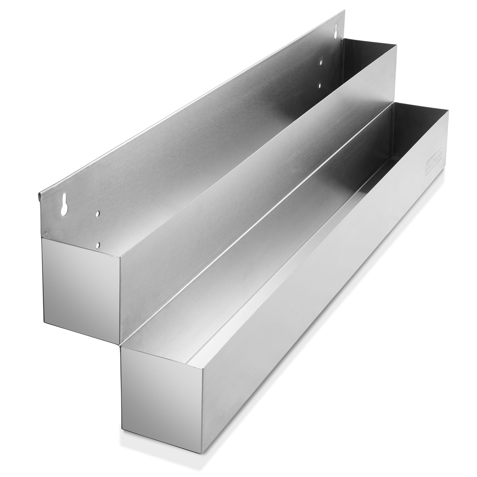 OPEN BOX – 42″ Double Tier Speed Rail – Stainless Steel Liquor Bottle Bar Rack