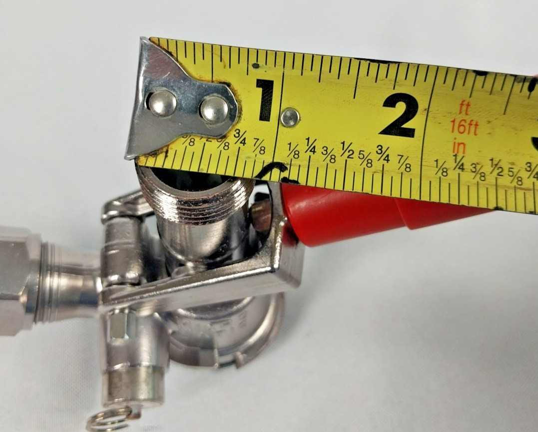 Micro Matic S-Type Keg Coupler Sankey D Beer Tap Red Handle – Clean Tested