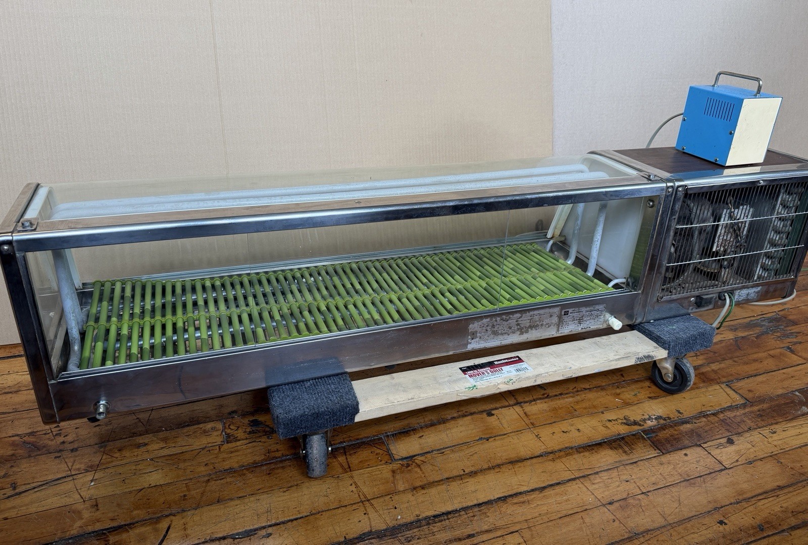 Japanese Sushi Display Refrigerator Kanzen Reizou Neta Case 50″ Tested Works