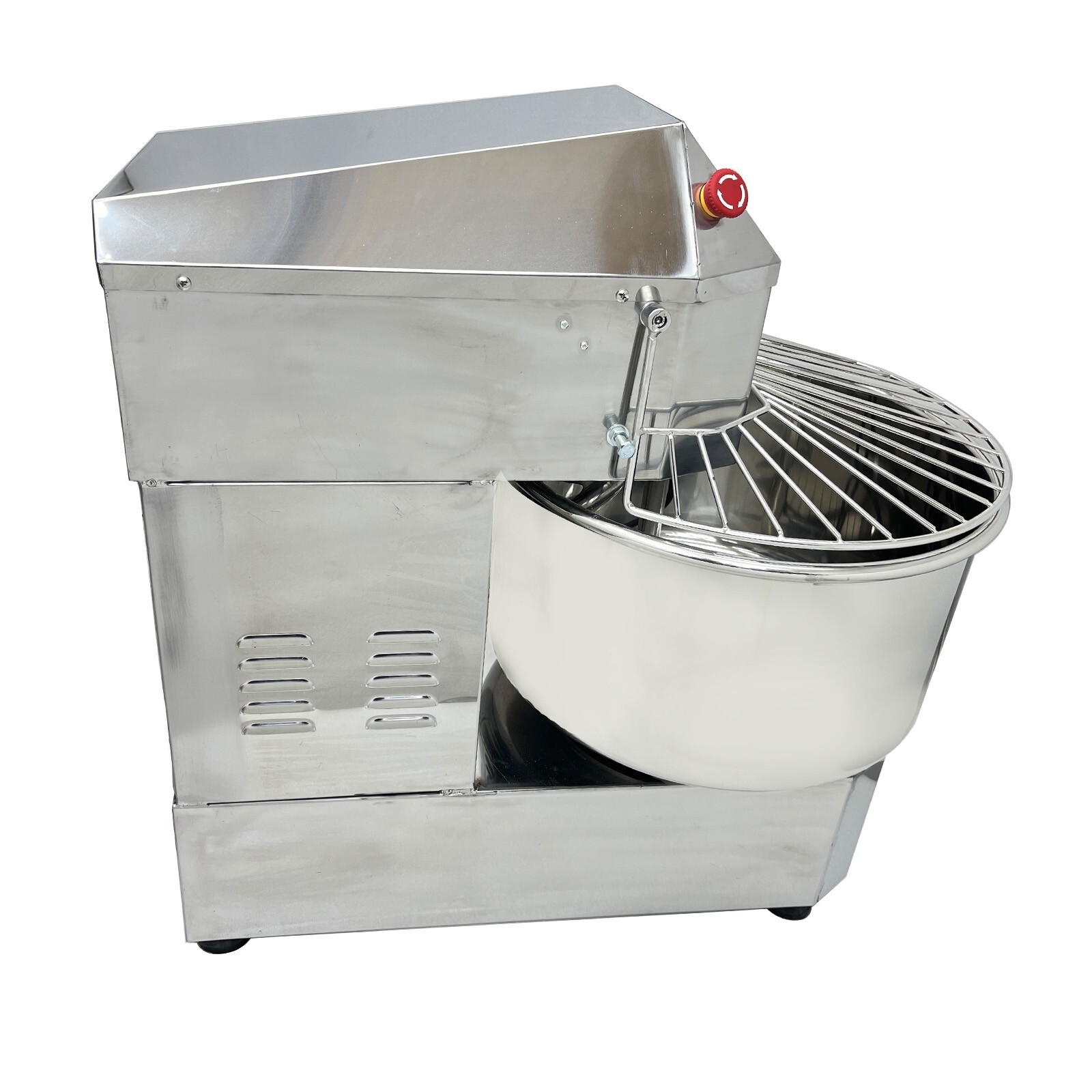 PreAsion Commercial Dough Mixer Spiral Mixer, 50QT Electric Flour Mixing Machine