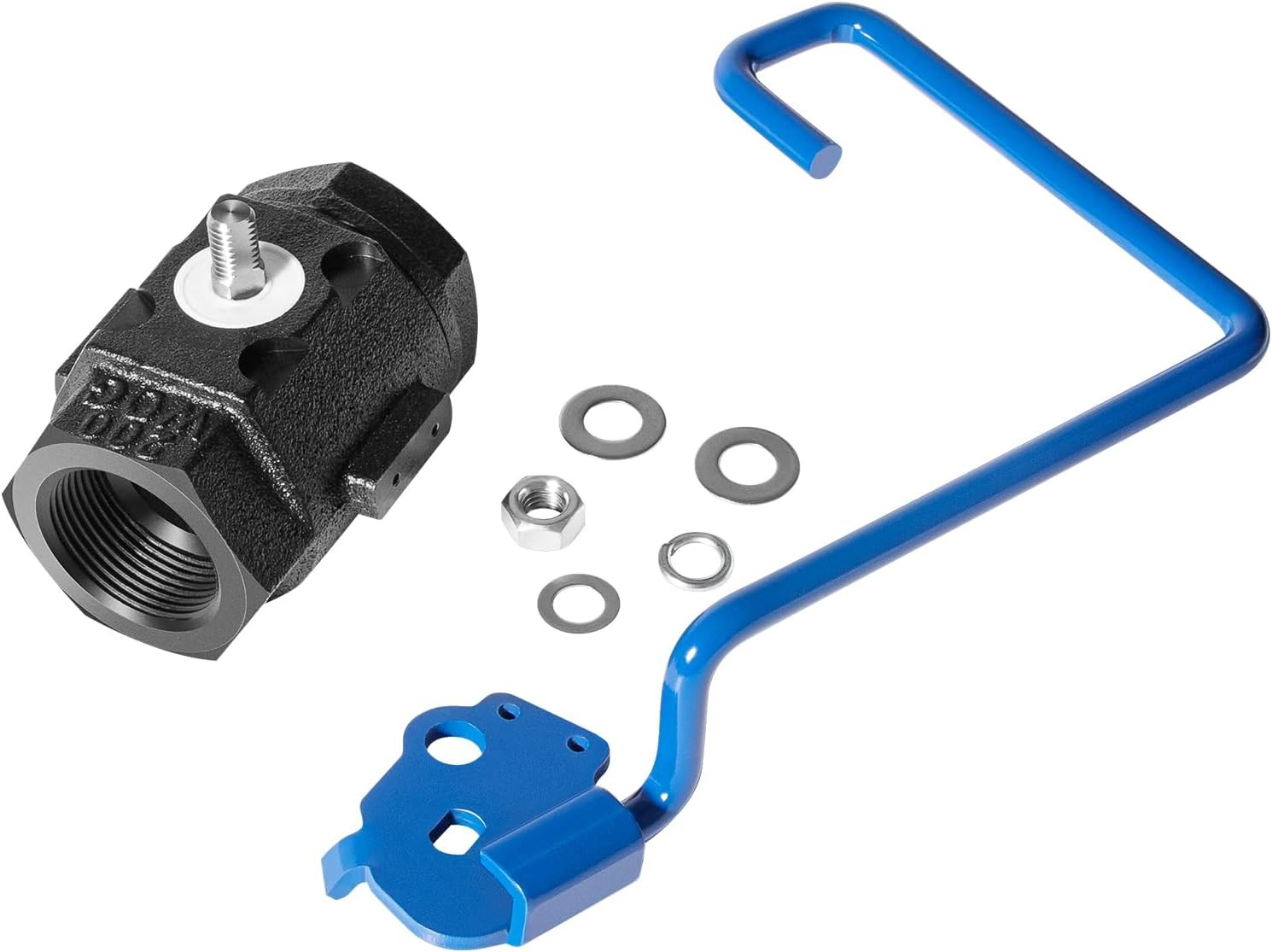Ball Valve Right-hand Valve 1-1/4″ with 9» Hook Lever Rod for Pitco Fryer SG14