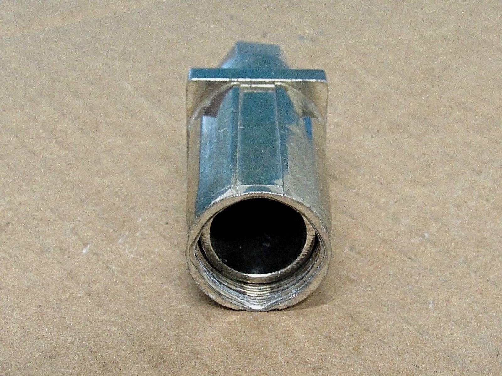 RESTAURANT EQUIPMENT NICKEL PLATED ADJUSTABLE FOOT LEG INSERT A14-0421-C 1-1/4″