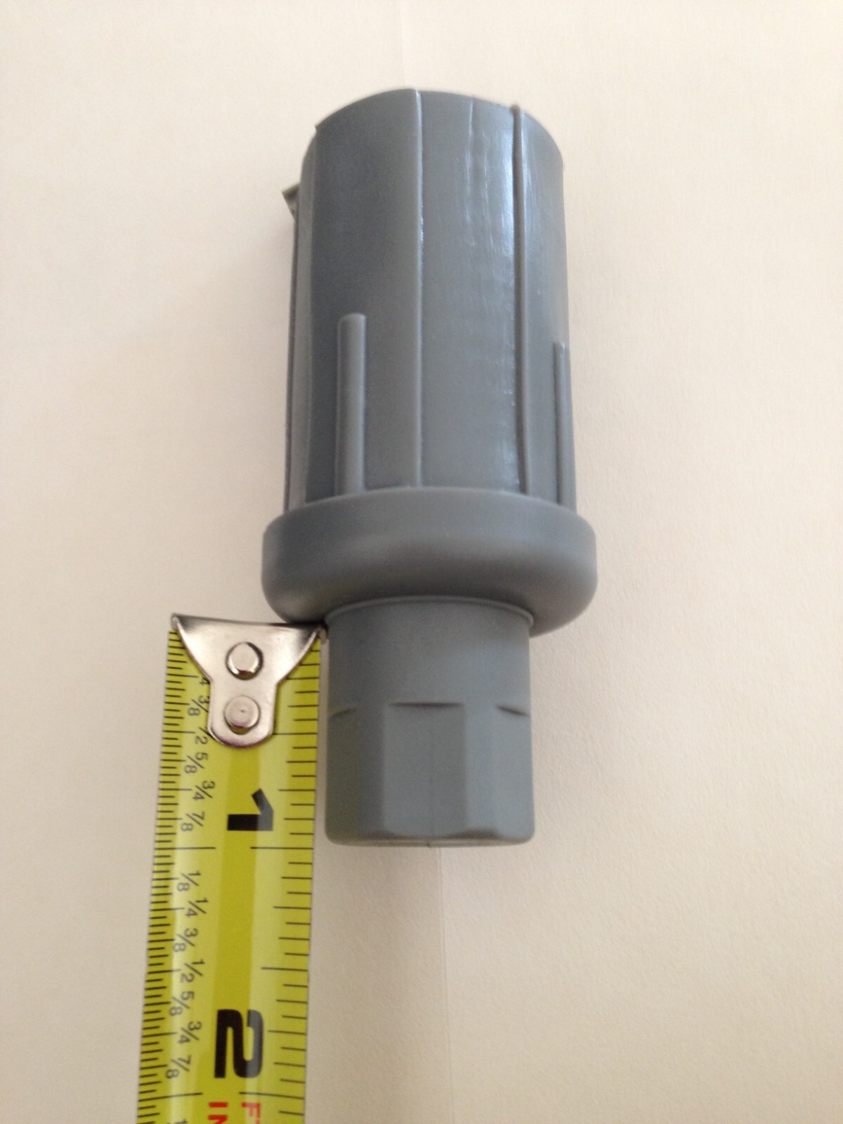4 GRAY PLASTIC ADJUSTABLE BULLET LEG FOOT 1-5/8 OD TUBING CHG A10-0841-C KASON