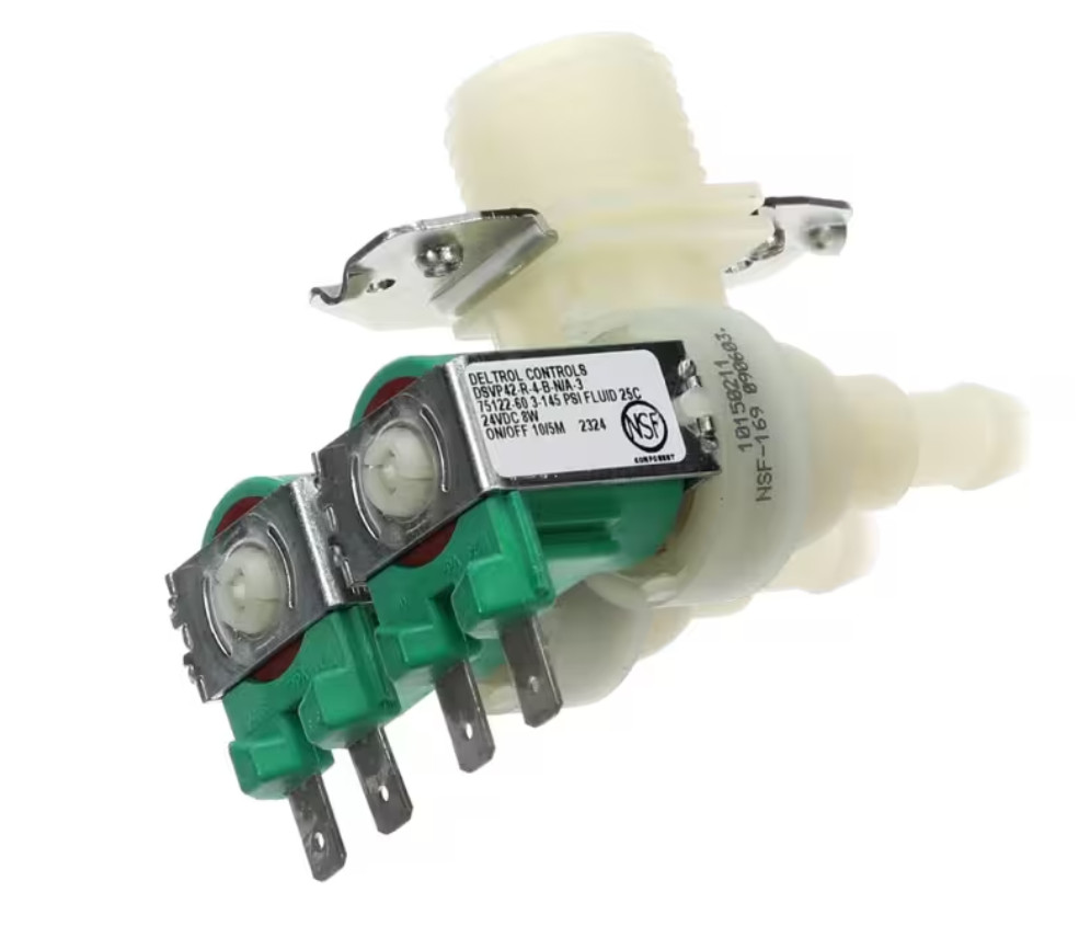 Bunn DSVP42-R-4-B-N/A-3, 75122-60, Dual Inlet Valve, 24VDC, 3-145 PSI