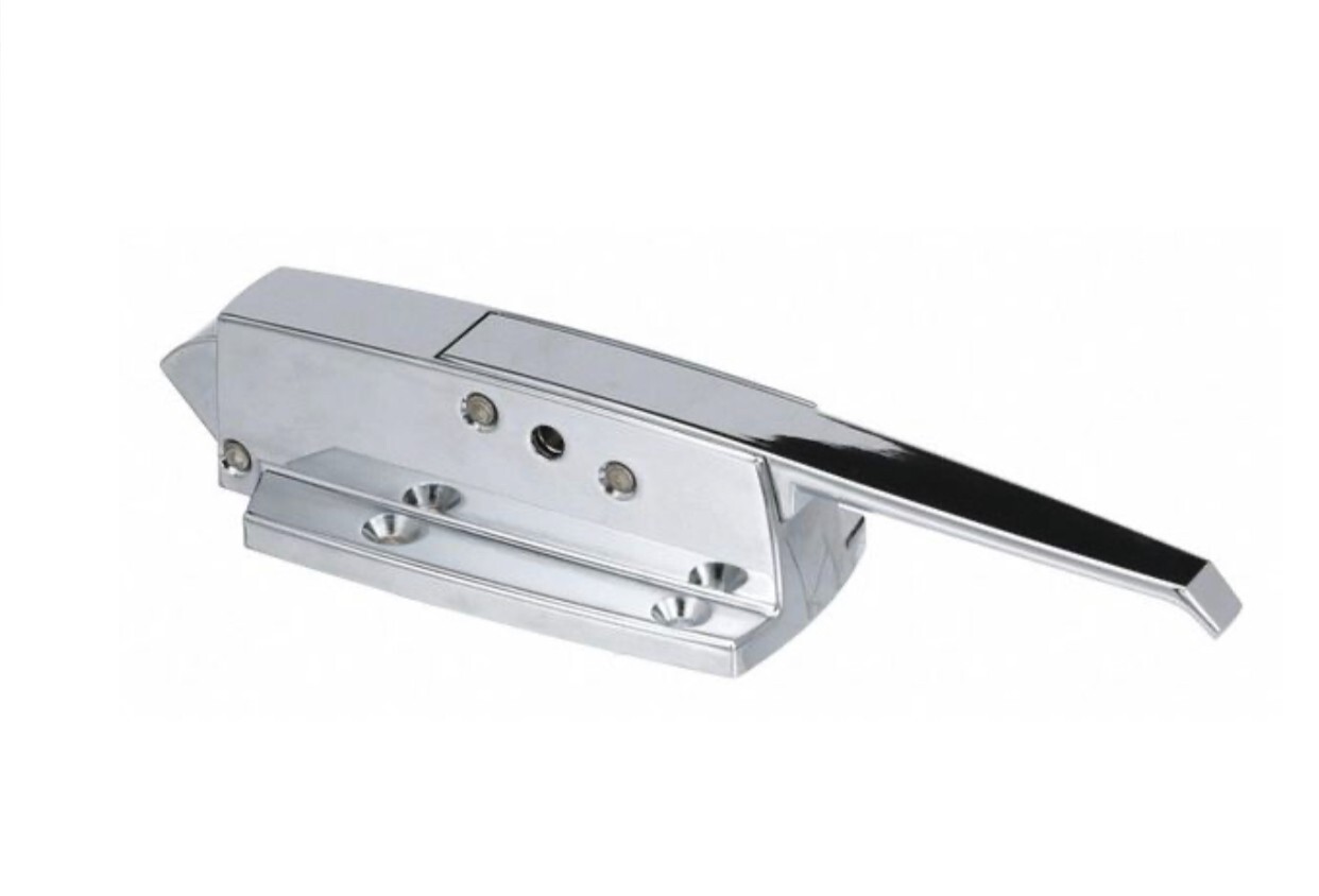CHG W19 Walk-in Door Latch Assembly Brand New Polished Chrome QUICK SHIP!