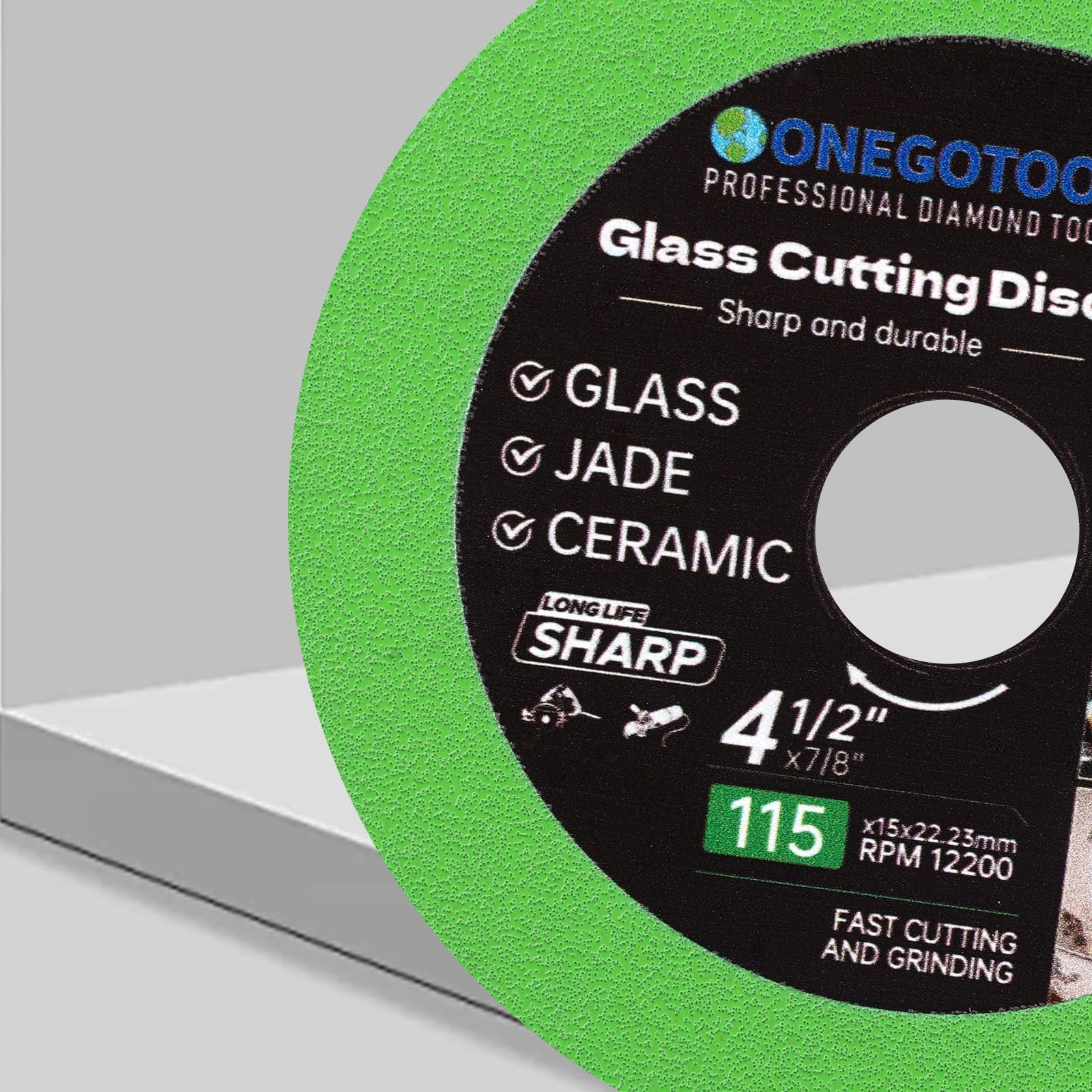 4-1/2×7/8 inch Tile Cutter Glass Cutting Disc for Angle Grinder Glass Ceramic…