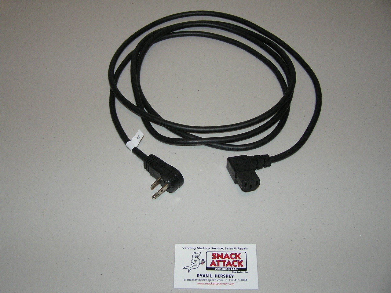 AMS 35 & 39 SNACK / COMBO VENDING MACHINE POWER CORD 9FT. – New / Free Ship!
