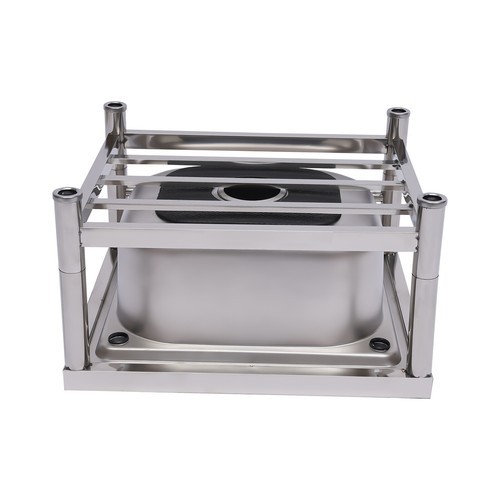 Stainless Steel Single Basin Sink for Kitchen, Restaurant, and Garage Use