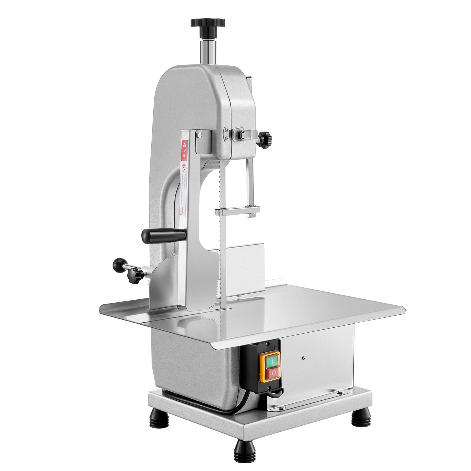 VEVOR Commercial Electric Meat Bandsaw Stainless Steel Bone Sawing Machine 110V