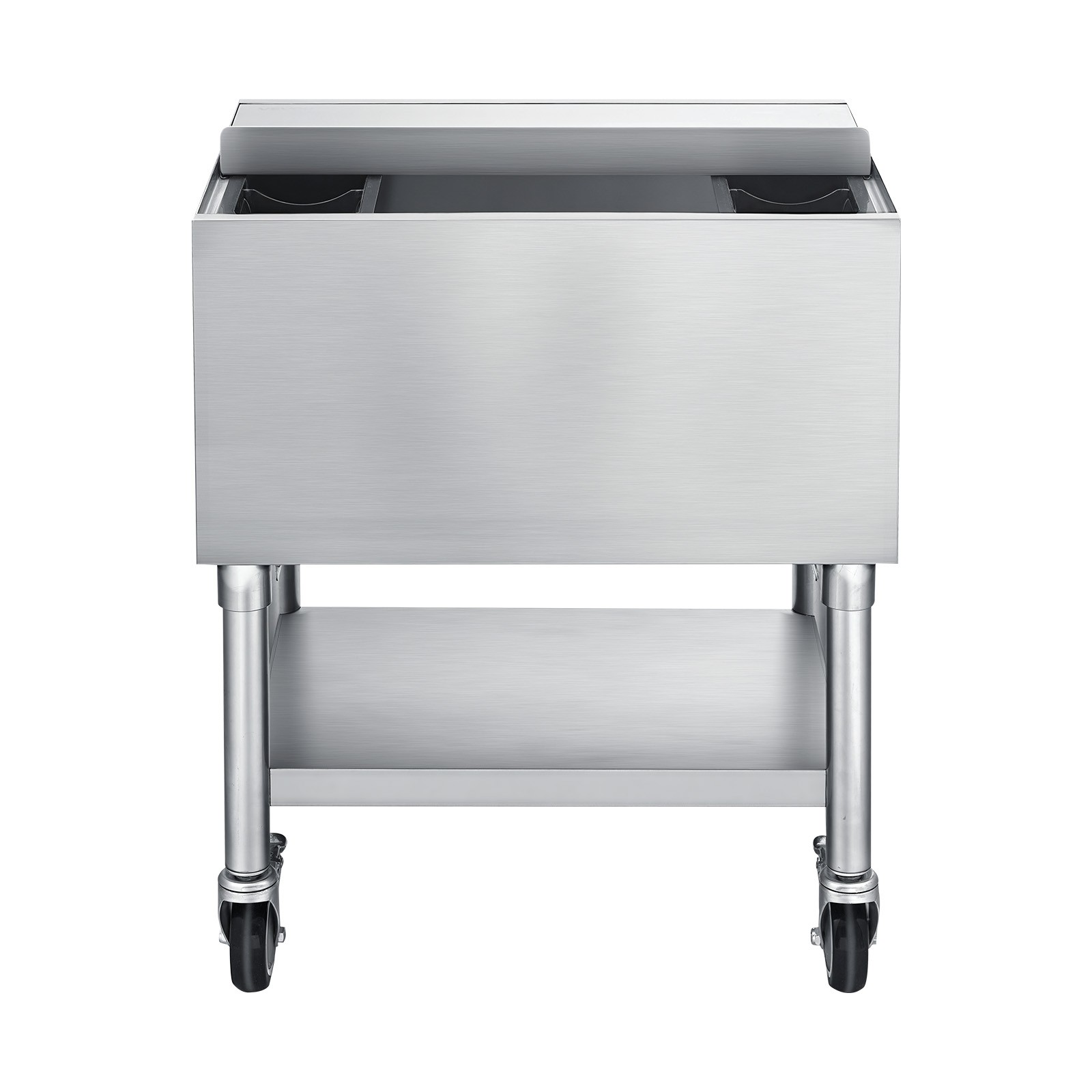 Uimoso 65.1Qt Commercial Ice Bin 24×19 in Underbar Ice Bin With Sliding Lid