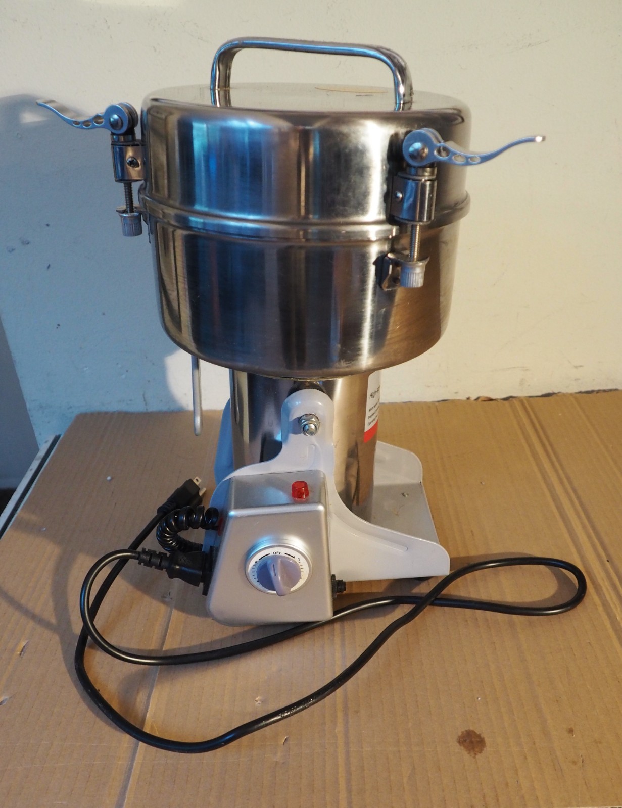 2000A COMMINUTOR High-Speed Grain/Spice GRINDER: Coffee Beans,Nuts,Herbs,Spices