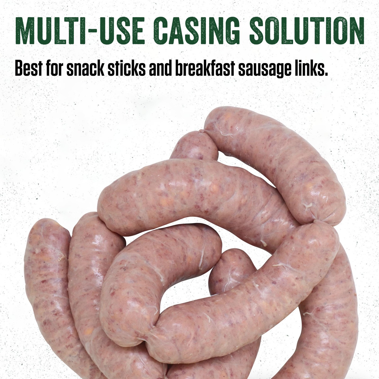 LEM Products Pre-Tubed Natural Sheep Casings, 19–21mm Edible 25 lbs of meat