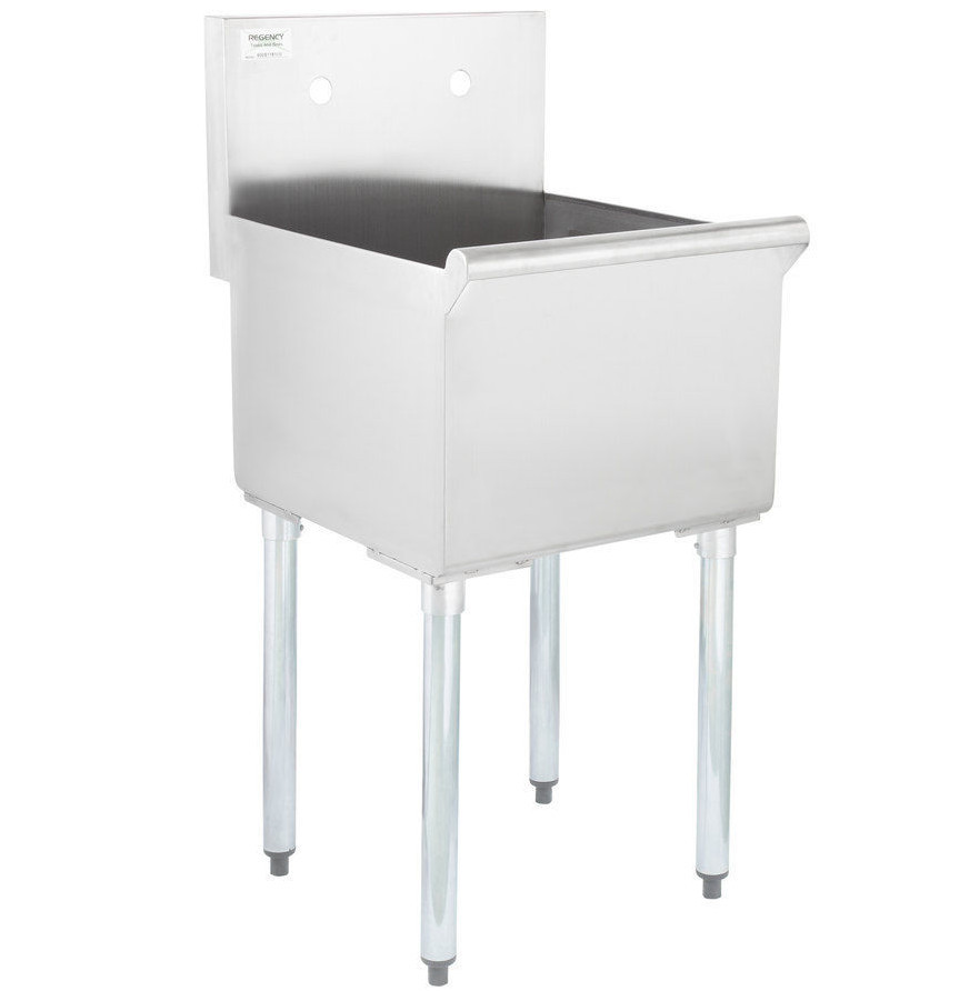 18″ x18″ x 14 Stainless Steel Commercial Utility Sink Prep Hand Wash Laundry Tub