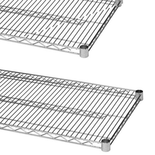 Commercial Chrome Wire Shelving (2 shelves per box)