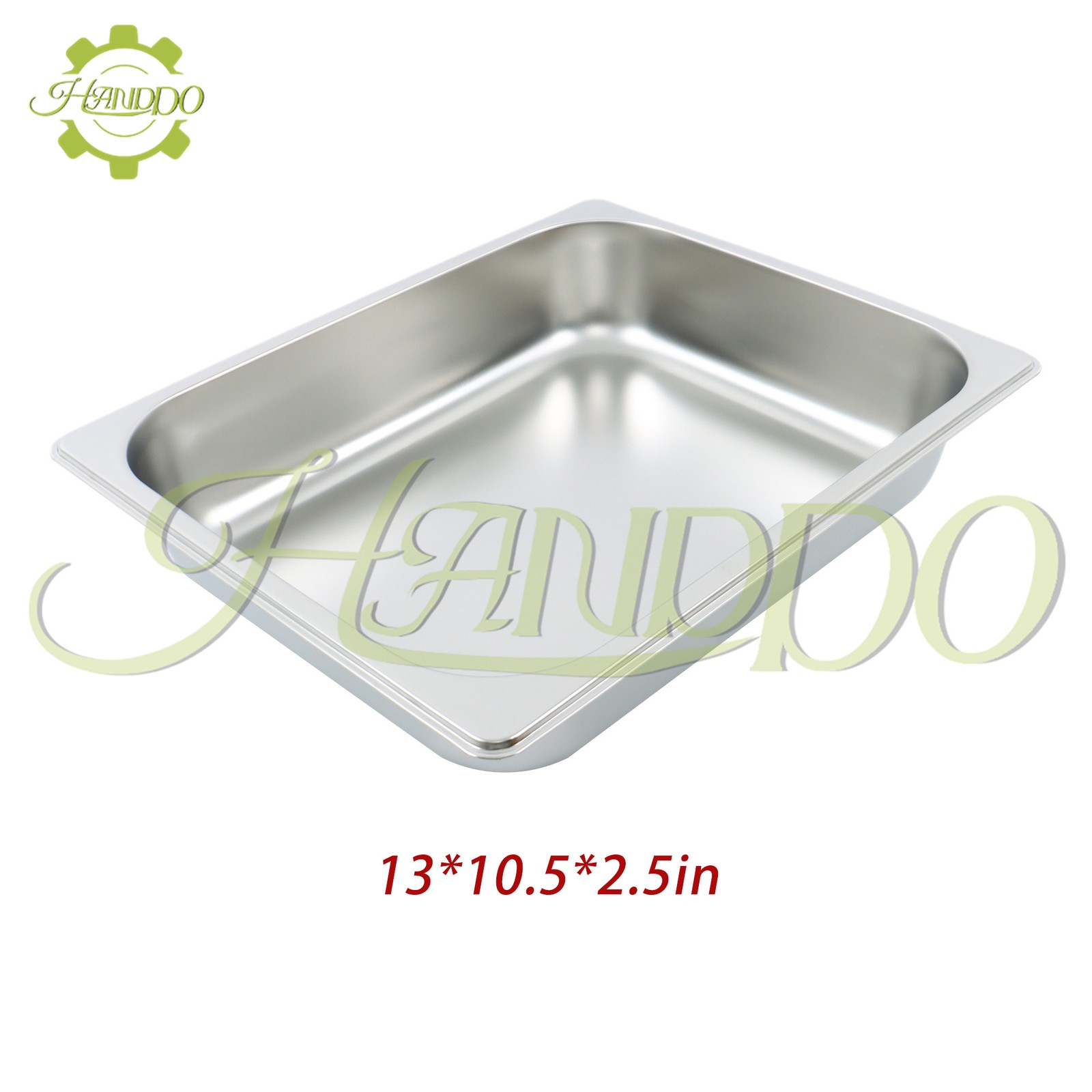 1/2 Size 2.5″ Deep Pans 4Pcs Catering Storage Metal Steamer for Food Warmer