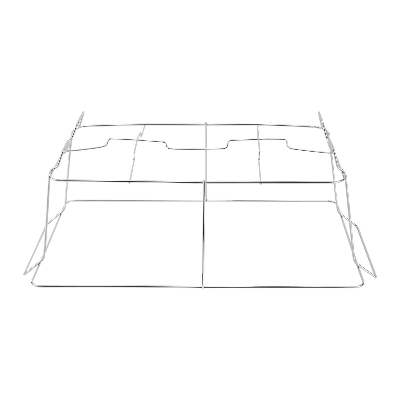 24-Pack Full-Size Chafing Wire Racks Buffet Stand 20 × 12 in Silver