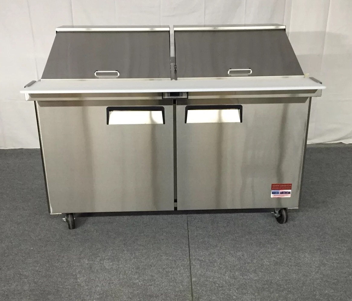 60″ SANDWICH PREP UNIT PREP TABLE Cooler 60 5′ MEGA TOP 24 Pan Refrigerator NEW