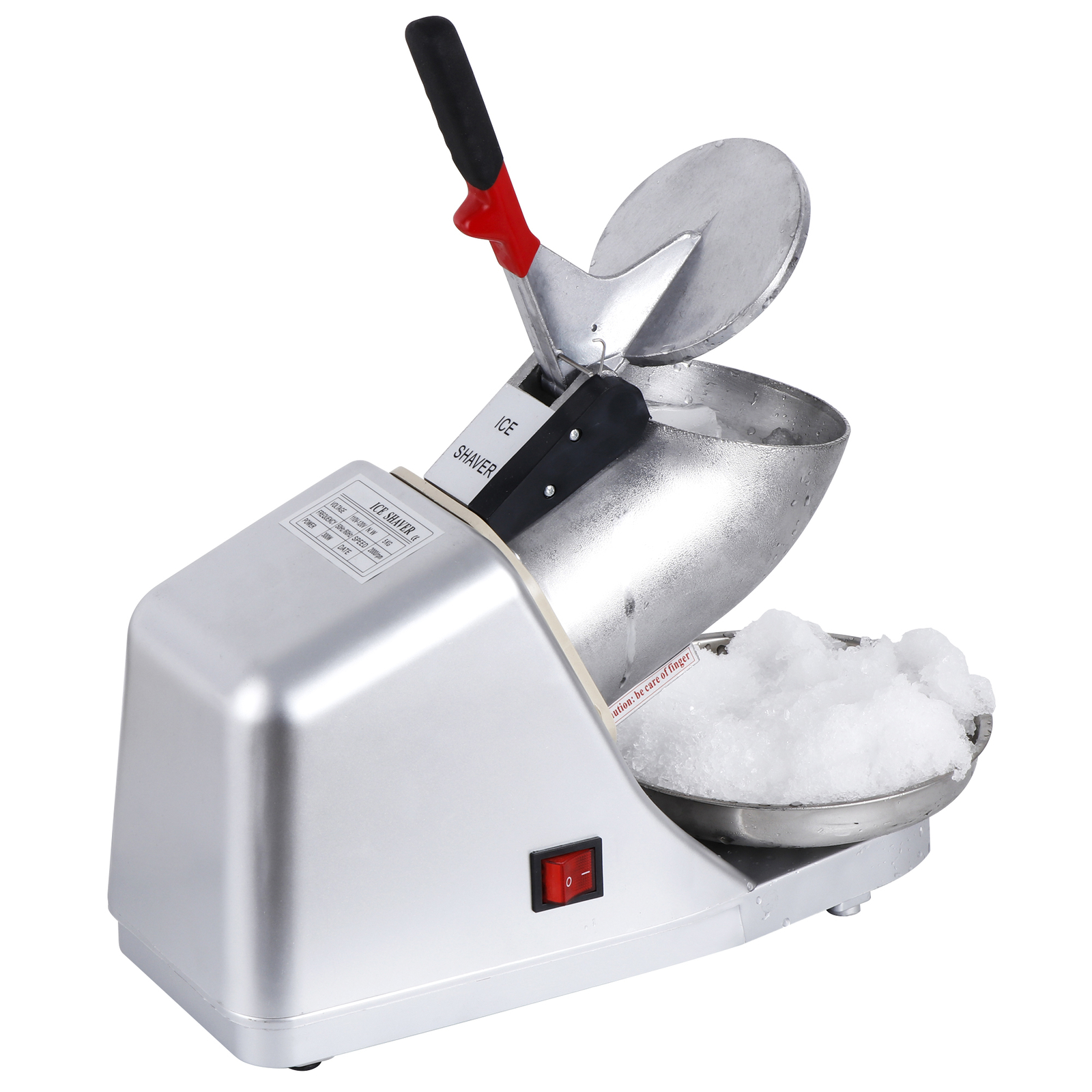143 lbs Summer Electric Ice Crusher Shaver Machine Snow Cone Maker Shaved Ice