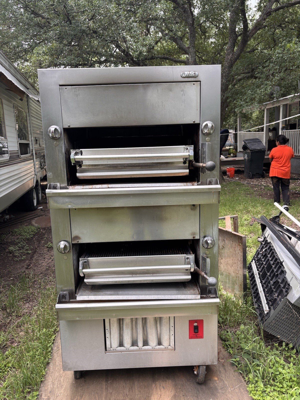 USED Jade Range JBB-236 Double Infrared Radiant Gas Broiler 69inx36inx38in