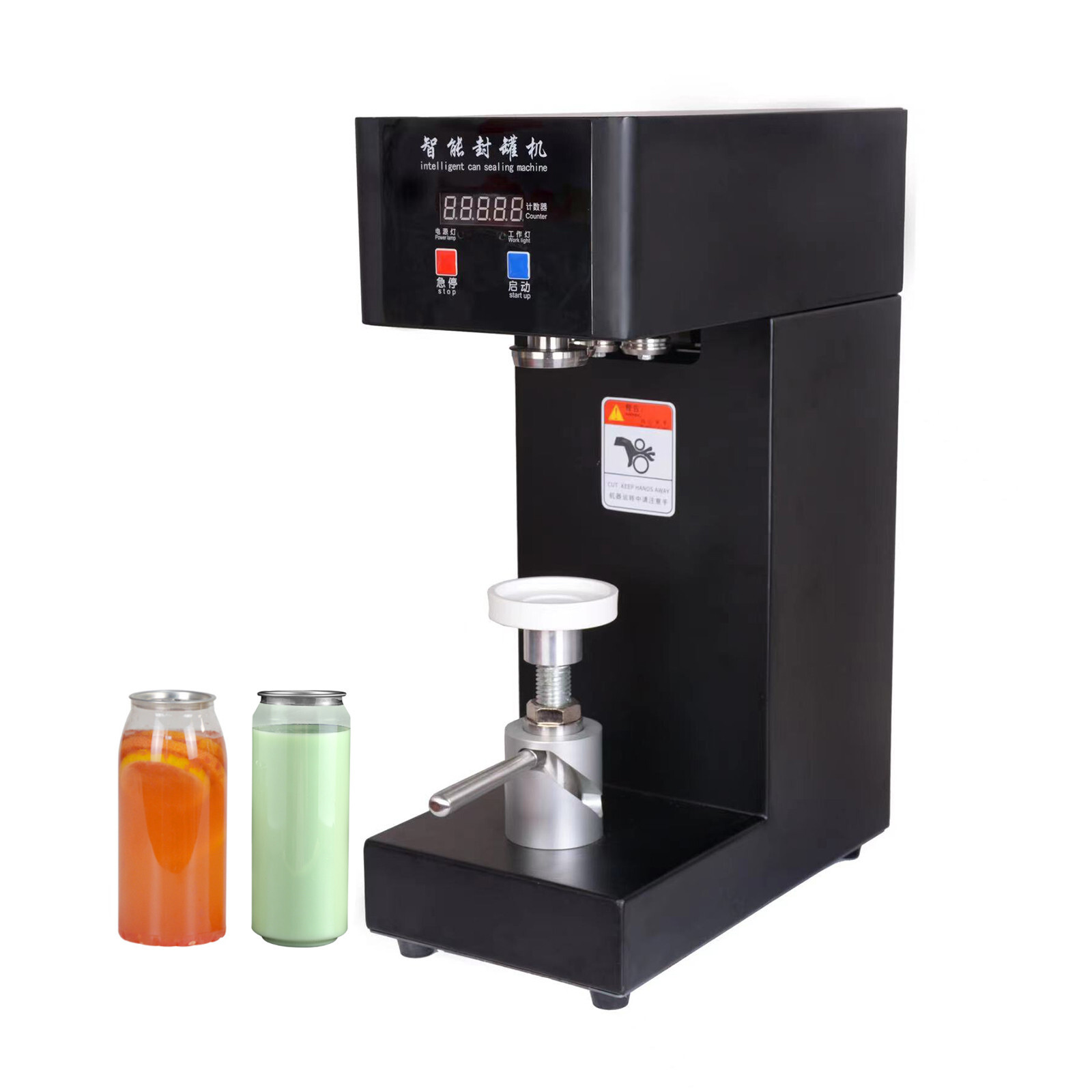 Kolice Commecial Automatic Cup Sealing Machine Bottle Sealer 2.2″ Can Dia