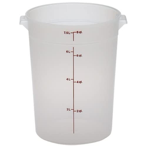 Cambro 8 qt Round Polypropylene Food Storage Container – Camwear®