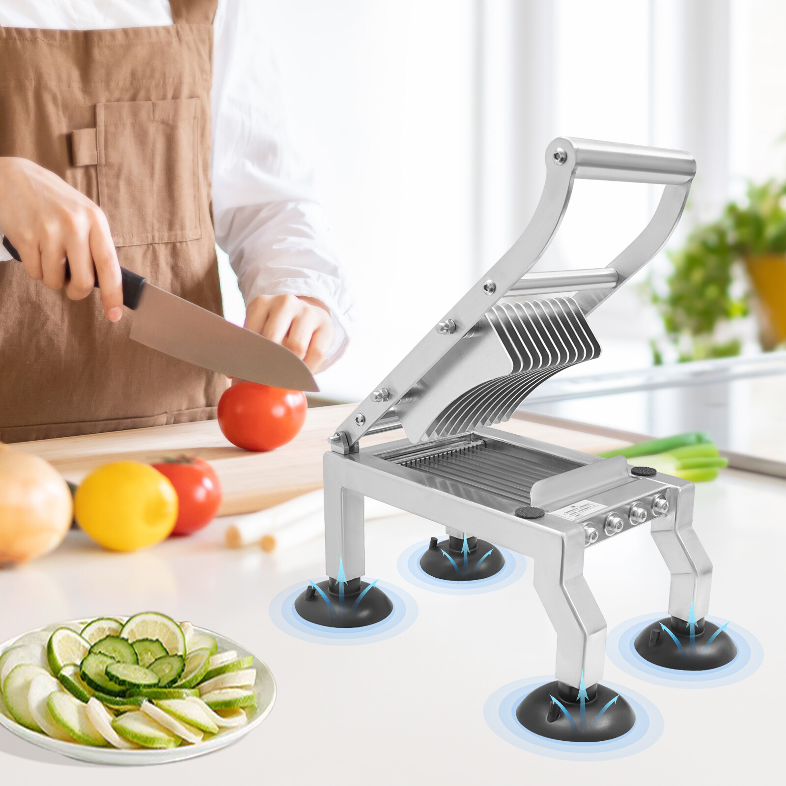 Manual Vegetable Fruit Chopper Cutter Food Onion Veggie Dicer Slicer Kitchen