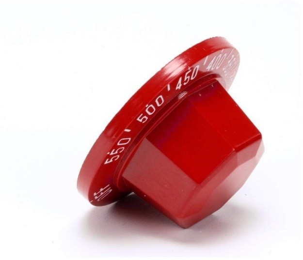 00-498086-00007 Vulcan Hart Knob, Red Genuine OEM VH00-498086-00007