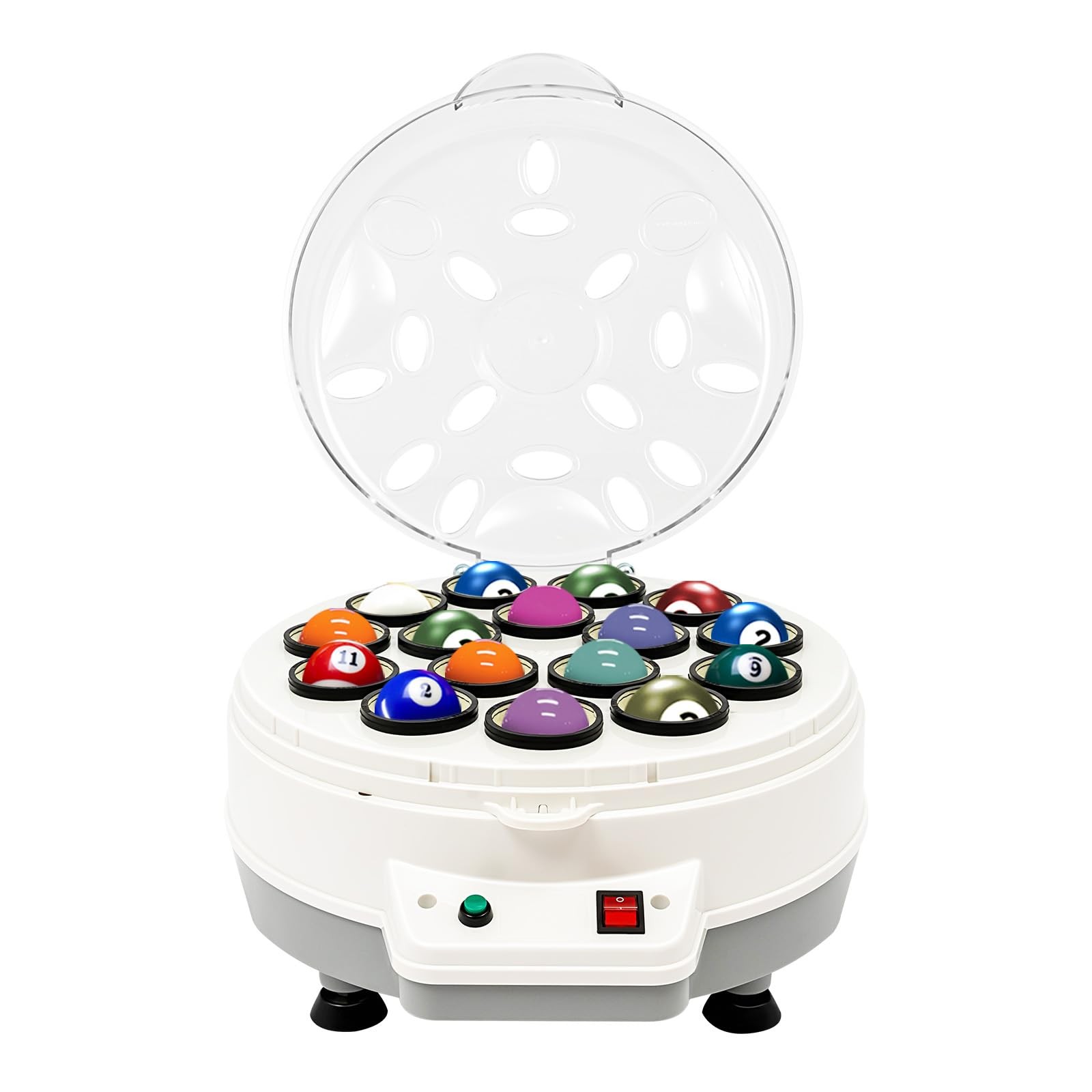 Automatic Pool Balls Cleaner Polisher for 16 Billiard Snooker 110V 180W
