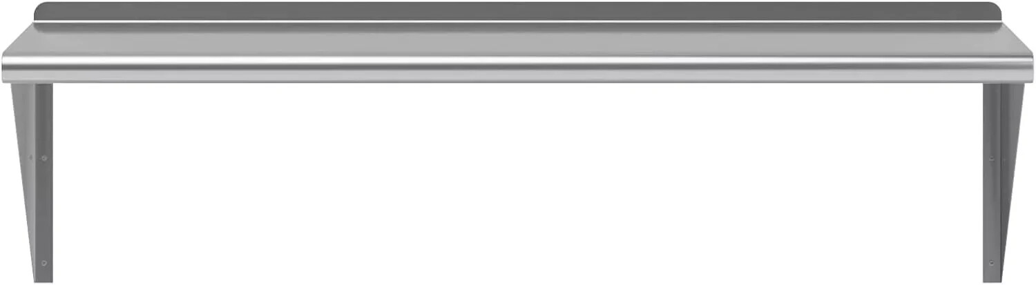 NSF Certified Commercial Kitchen Wall Shelf Stainless Steel Equipment 10″x72″
